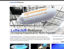 Tablet Screenshot of luftschiff-reklame.de